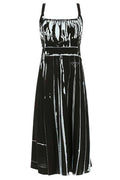 Prada U-Neck Sleeveless Sablé Dress