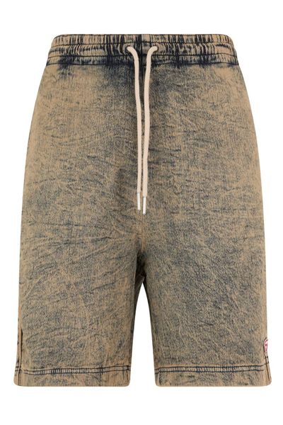 Diesel Drawstring Denim-Effect Shorts