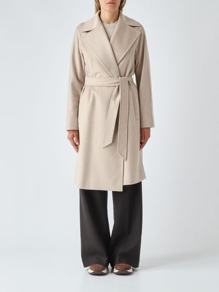 Max Mara Studio Bombo Belted Wrap Coat