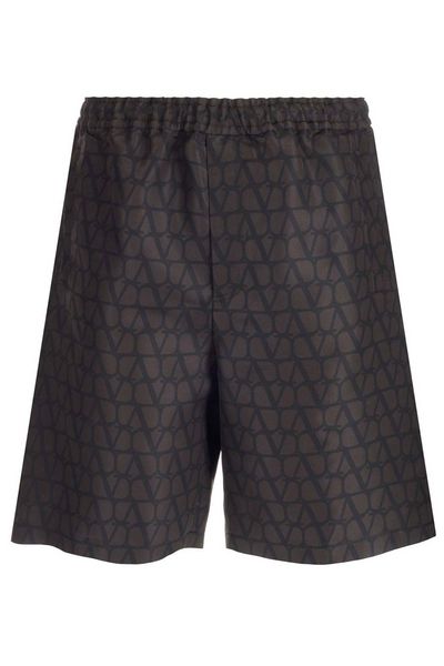 Valentino Toile Iconographe Straight Hem Shorts