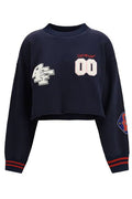 Off-White Royal Patch Crop Sweatshirt