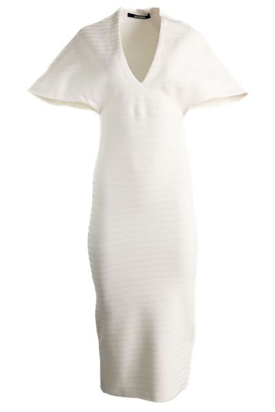 Jacquemus V-Neck Wide Sleeved Dress
