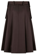 Ganni Pleated Belted Skirt