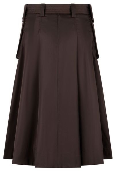 Ganni Pleated Belted Skirt