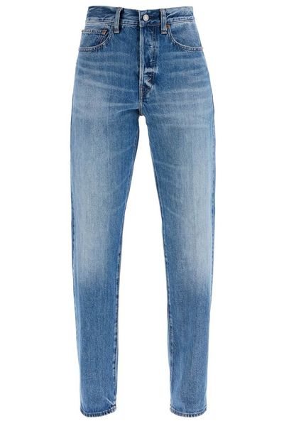 Polo Ralph Lauren Whiskering Effect Straight Leg Jeans