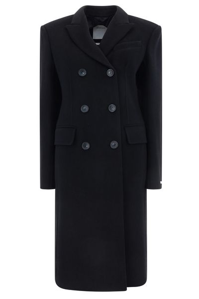 Sportmax Morgana Double-Breasted Long-Sleeved Coat