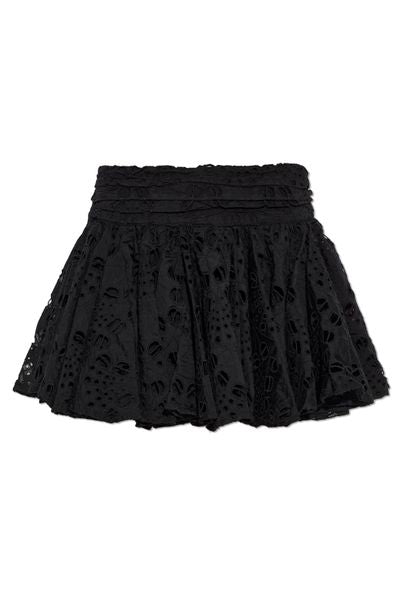 Allsaints Dotty Broderie Mini Skirt
