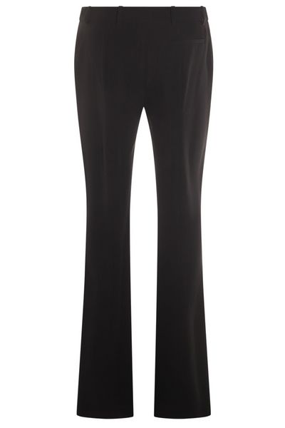 Alexander McQueen Crepe Flared Pants