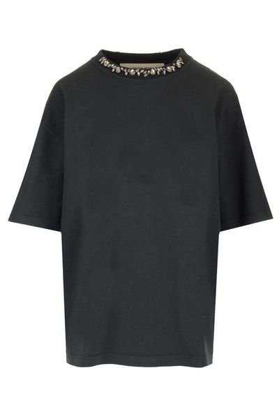 Golden Goose Deluxe Brand Embellished-Neck T-Shirt