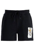 Moschino Teddy Printed Drawstring Track Shorts