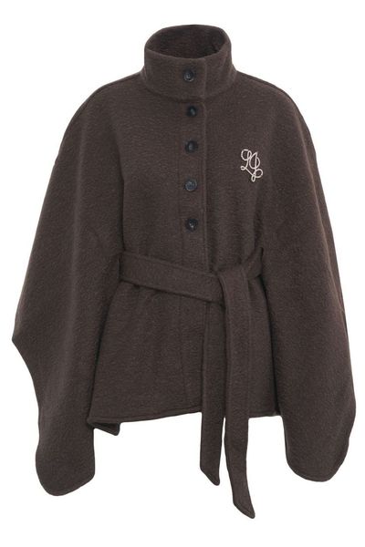 Liu Jo Logo Embellished Belted Coat