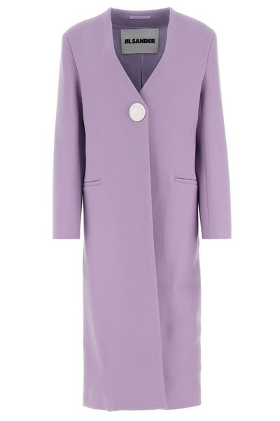 Jil Sander Long Sleeved Single Breasted Coat