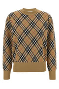 Burberry Crewneck Checked Knitted Jumper