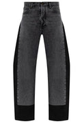 DARKPARK Laurene Panelled Wide-Leg Jeans