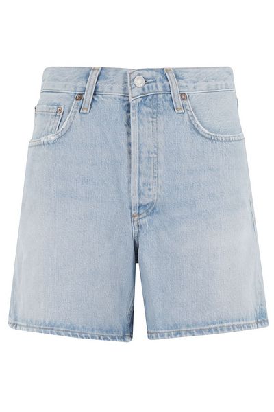 AGOLDE Wide Leg Denim Shorts