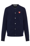 Comme des Garçons Play Logo Patch Button-Up Cardigan