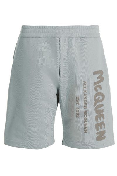 Alexander McQueen Logo Printed Shorts