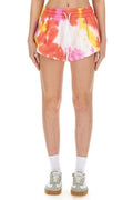 MSGM Tie-Dyed Drawstring Bermuda Shorts