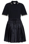 Moncler Panelled Short-Sleeve Polo Dress