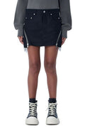 Rick Owens Zip Detail Mini Skirt
