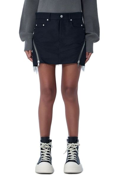 Rick Owens Zip Detail Mini Skirt