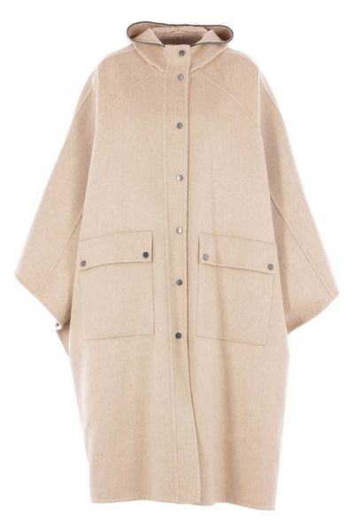 Brunello Cucinelli Button-Up Long-Sleeved Coat