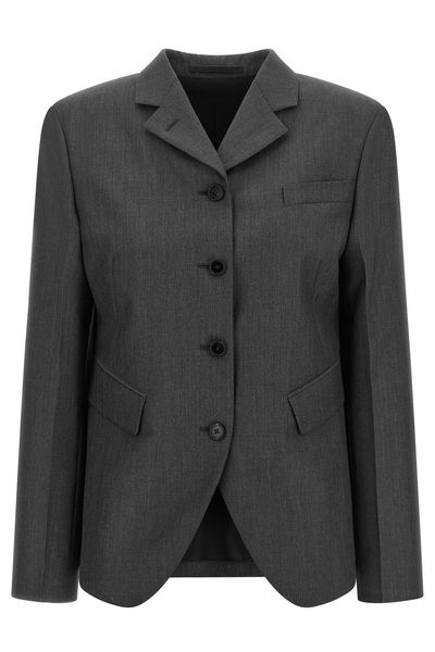 Jil Sander Asymmetric Single-Breasted Blazer