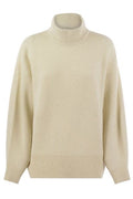 Brunello Cucinelli Lurex High Neck Oversized Pullover