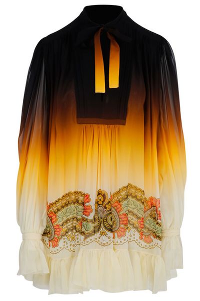 Etro Ornamental Print Ombré Dress