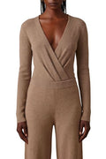 Max Mara Criss-Cross V-Neck Knitted Bodysuit