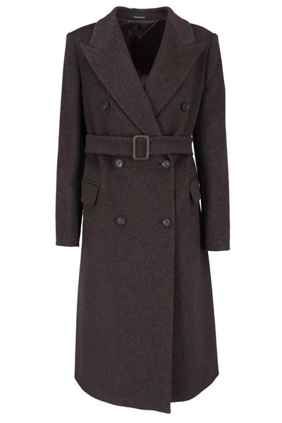 Tagliatore Belted Double-Breasted Coat