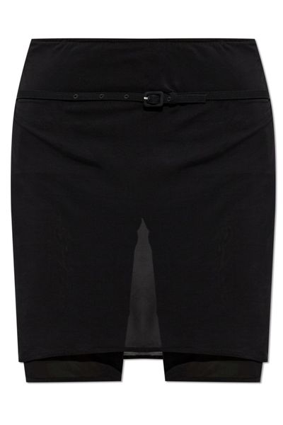 Courrèges Belted Jersey Skort