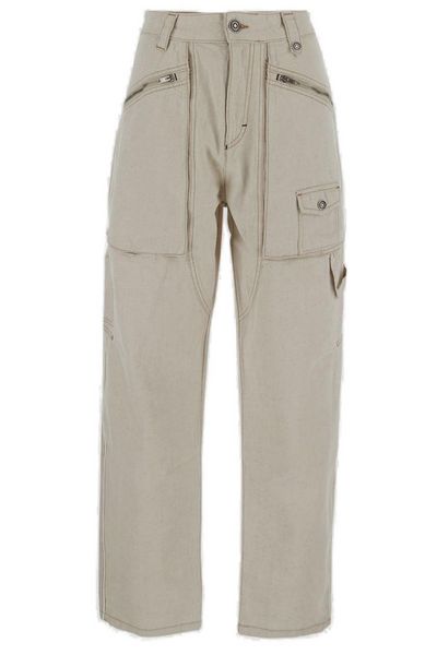 Isabel Marant High Waist Zip Detailed Trousers