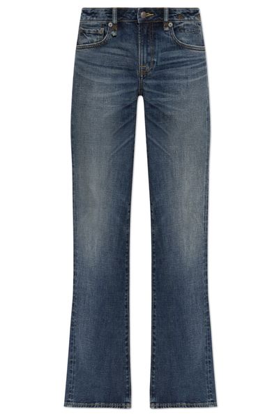 R13 Vintage Effect Straight-Leg Jeans