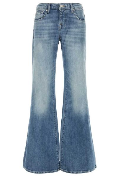 7 For All Mankind Low-Rise Flare Jeans