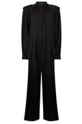 Alberta Ferretti Pleated Collar Jumpsuit