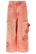 Ganni Logo-Patch Cropped Jeans