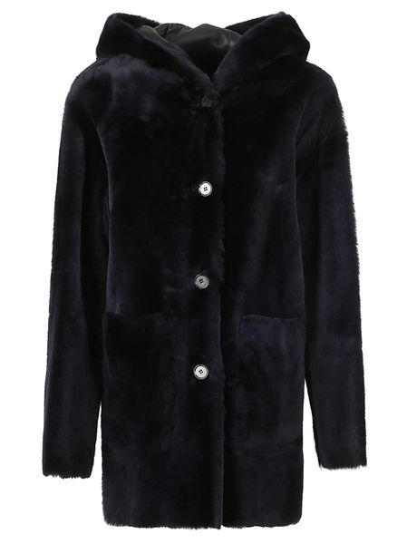 Arma Hooded Shearling Coat