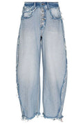 Alexander Wang Mid-Rise Inverted Blow Up Jeans