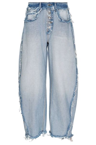 Alexander Wang Mid-Rise Inverted Blow Up Jeans