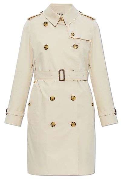 Burberry Mid-Length Tropical Gabardine Kensington Trench Coat