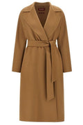 Max Mara Studio Cles Belted Robe Coat