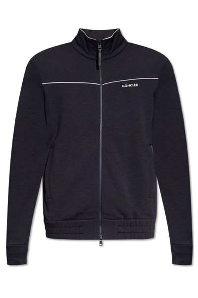 Moncler Zip-Up High Neck Sweatshirt