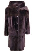 Brunello Cucinelli High Collared Hooded Coat