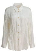 Khaite Long-Sleeved Crinkled Shirt