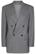 Brunello Cucinelli Striped Double-Breasted Jacket