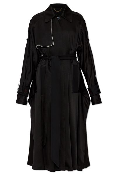 Victoria Beckham Fluid Belted Trench Coat