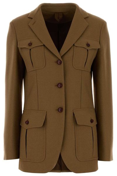 Max Mara Locusta Patch-Pocket Blazer