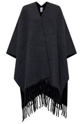 Brunello Cucinelli Fringed-Edge Knitted Cape