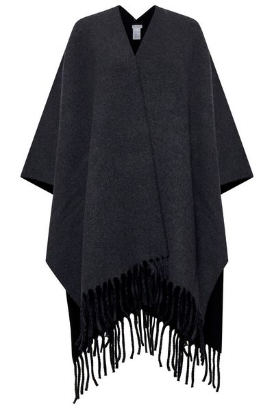 Brunello Cucinelli Fringed-Edge Knitted Cape